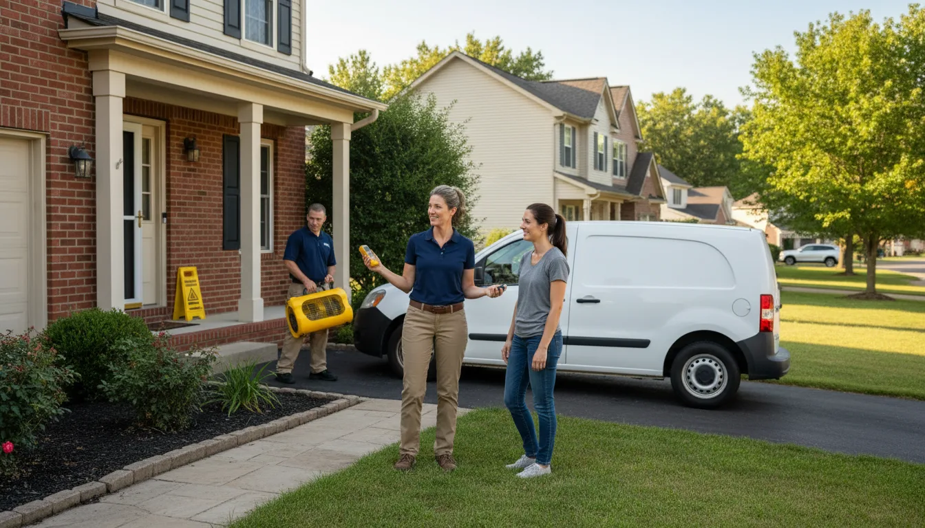 Water restoration image for Water Damage & Restoration Services in Happy, KY